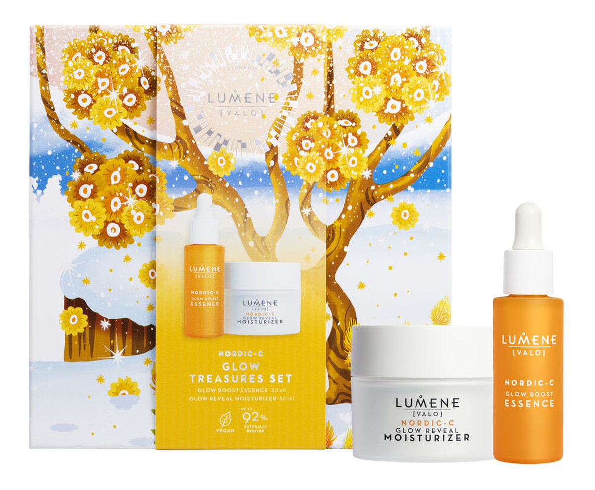 Valo Glow Treasures Zestaw Glow Boost Essence + Glow Reveal Moisturizer
