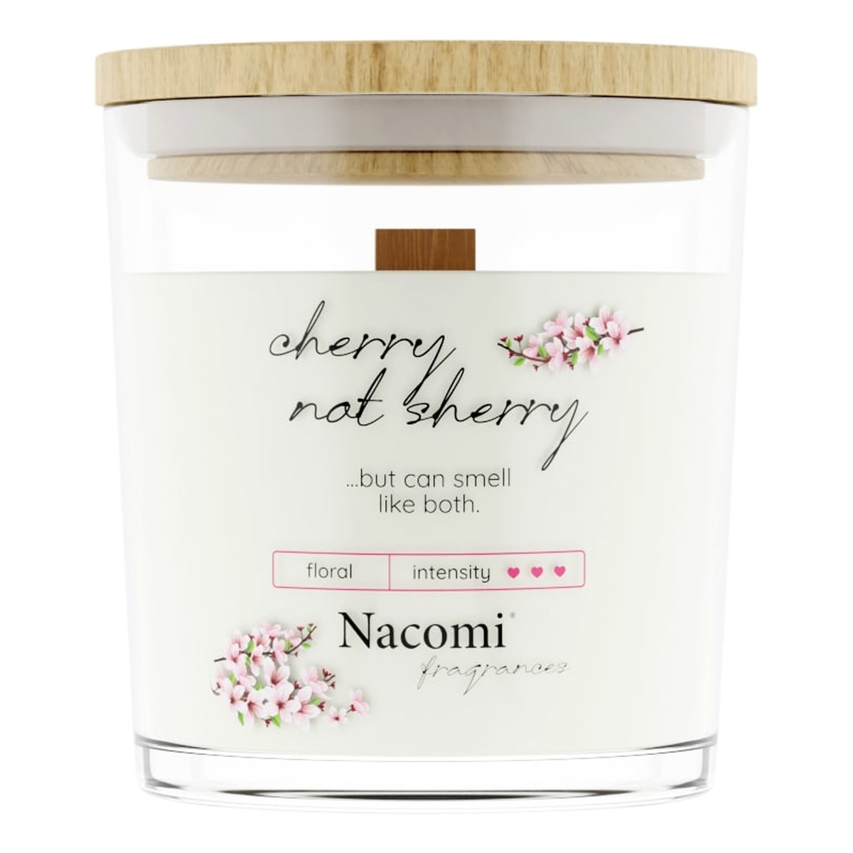 Nacomi Fragrances Świeca zapachowa sojowa - Cherry not sherry 140g