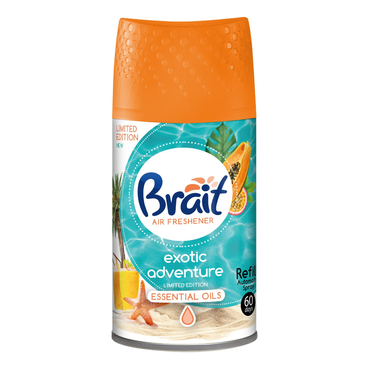 Dramers Brait air freshener odświeżacz powietrza-exotic adventure zapas 250ml