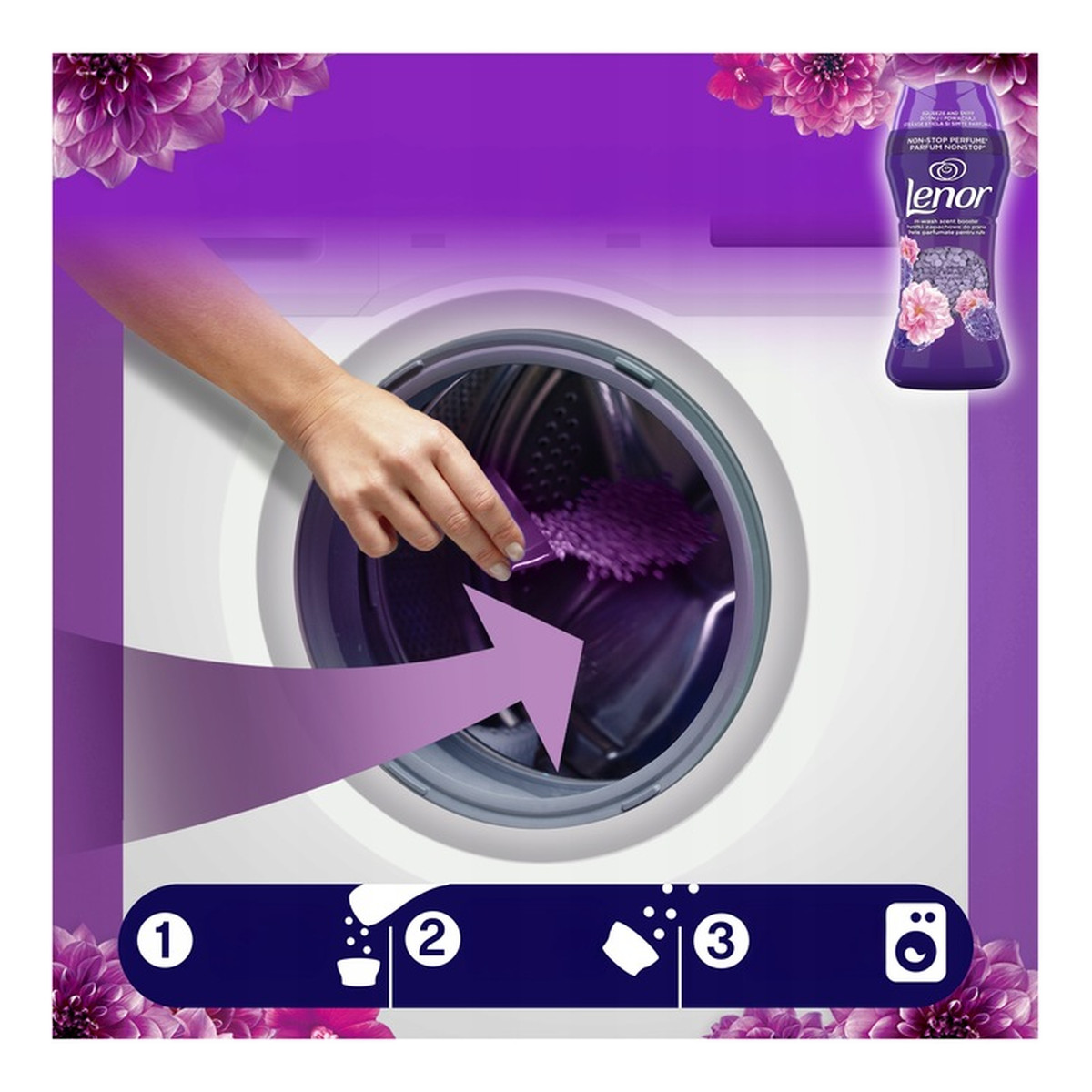 Lenor Perełki Zapachowe Do Prania Kwiatowy Bukiet/Floral Bouquet 195g