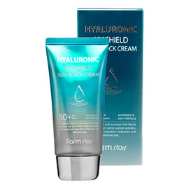Hyaluronic UV Shield Sun Block Cream SPF50+ kremowy bloker przeciwsłoneczny z kwasem hialuronowym