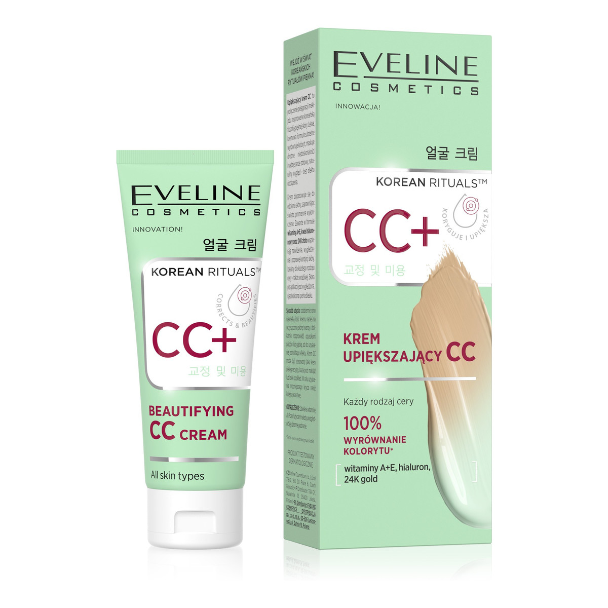 Eveline Korean Rituals CC+ Krem upiększający do twarzy 30ml