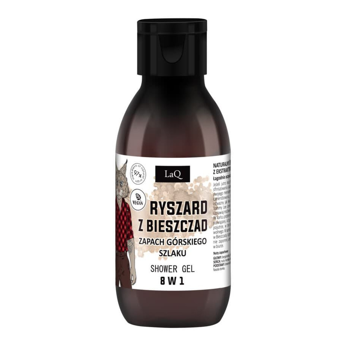 Laq Ryszard z Bieszczad Mini Żel pod prysznic 8w1 100ml