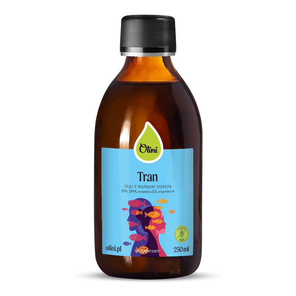 Olini Tran dla dzieci z wątroby dorsza 100% 250ml