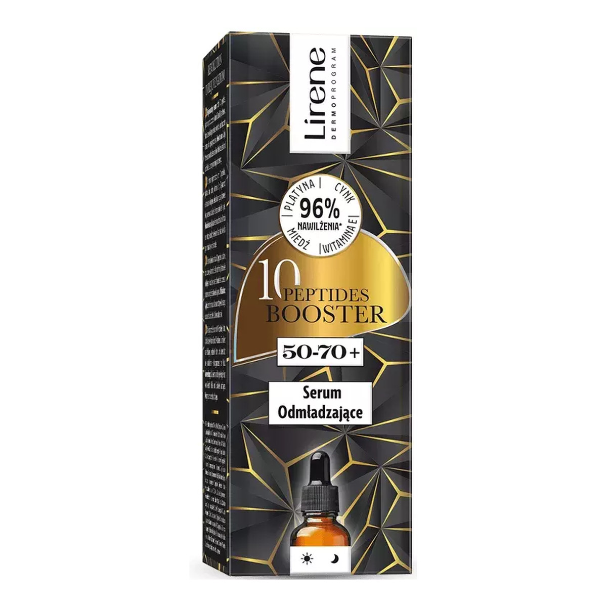 Lirene 10 Peptides Booster Krem wygładzający 50+ 50ml i Serum odmładzające 30ml