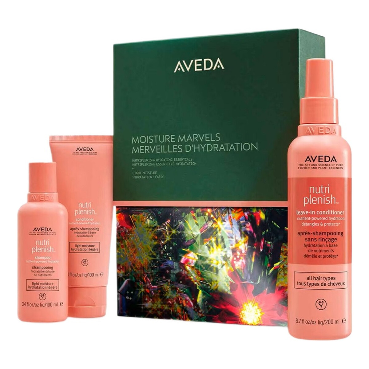 Aveda Nutriplenish Zestaw szampon do włosów 100ml + odżywka do włosów 100ml + odżywka bez spłukiwania 200ml