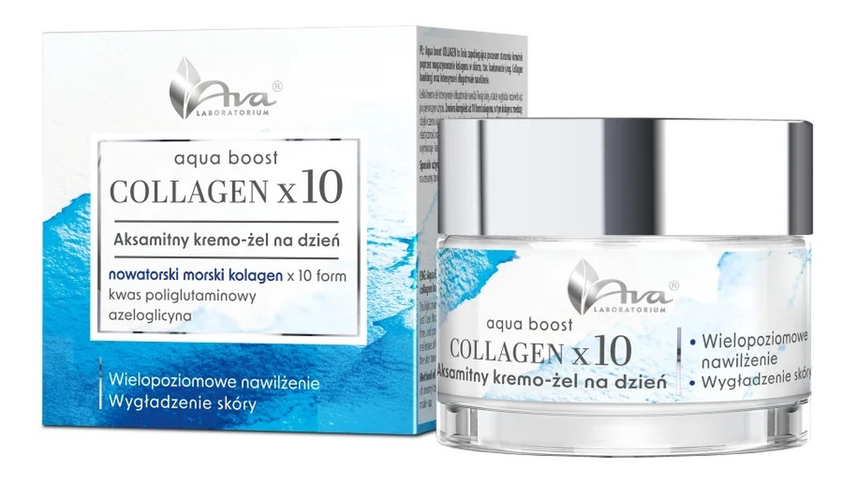 Collagen aksamitny kremo-żel do twarzy na dzień