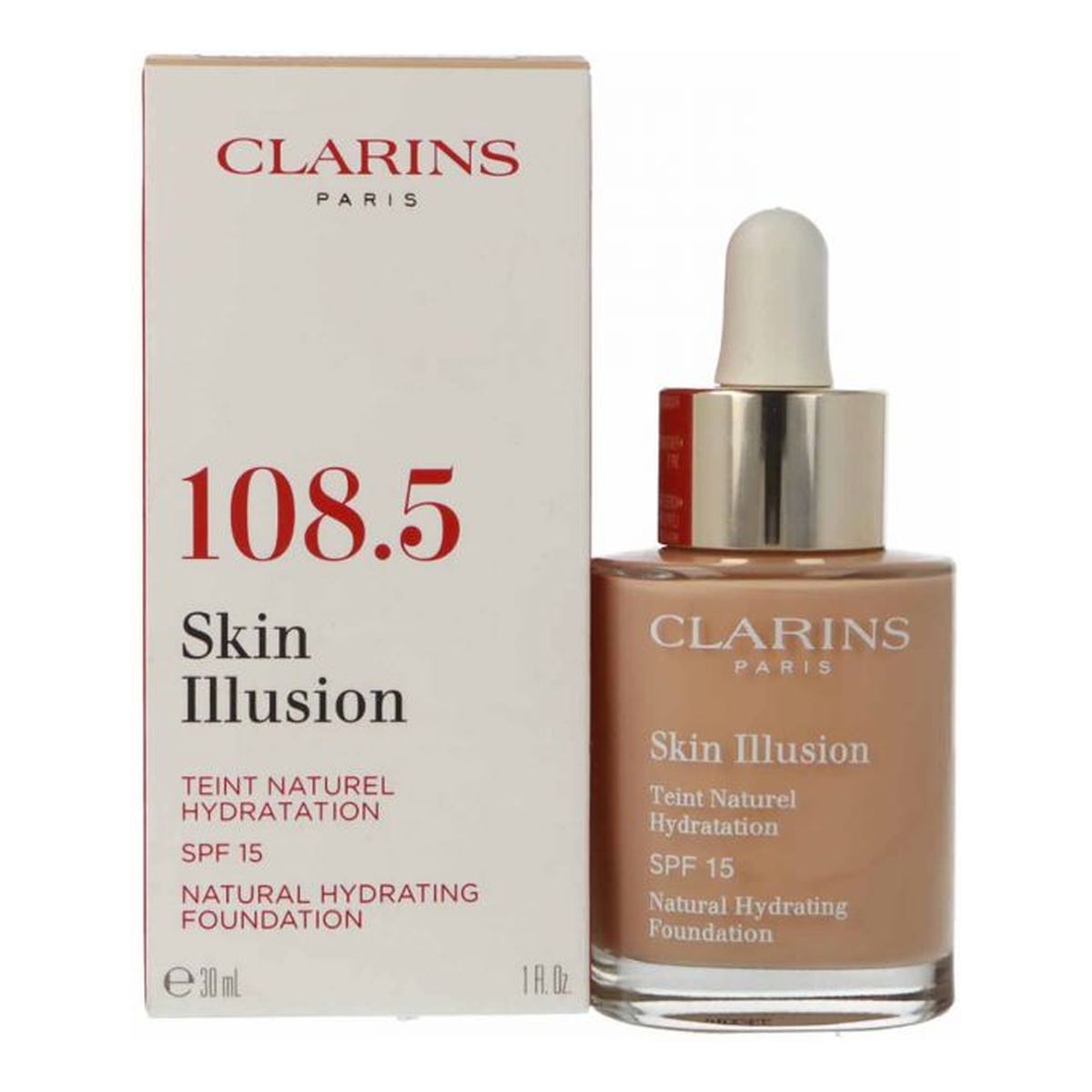 Clarins Skin Illusion Foundation Nawilżający podkład do twarzy SPF 15 30ml