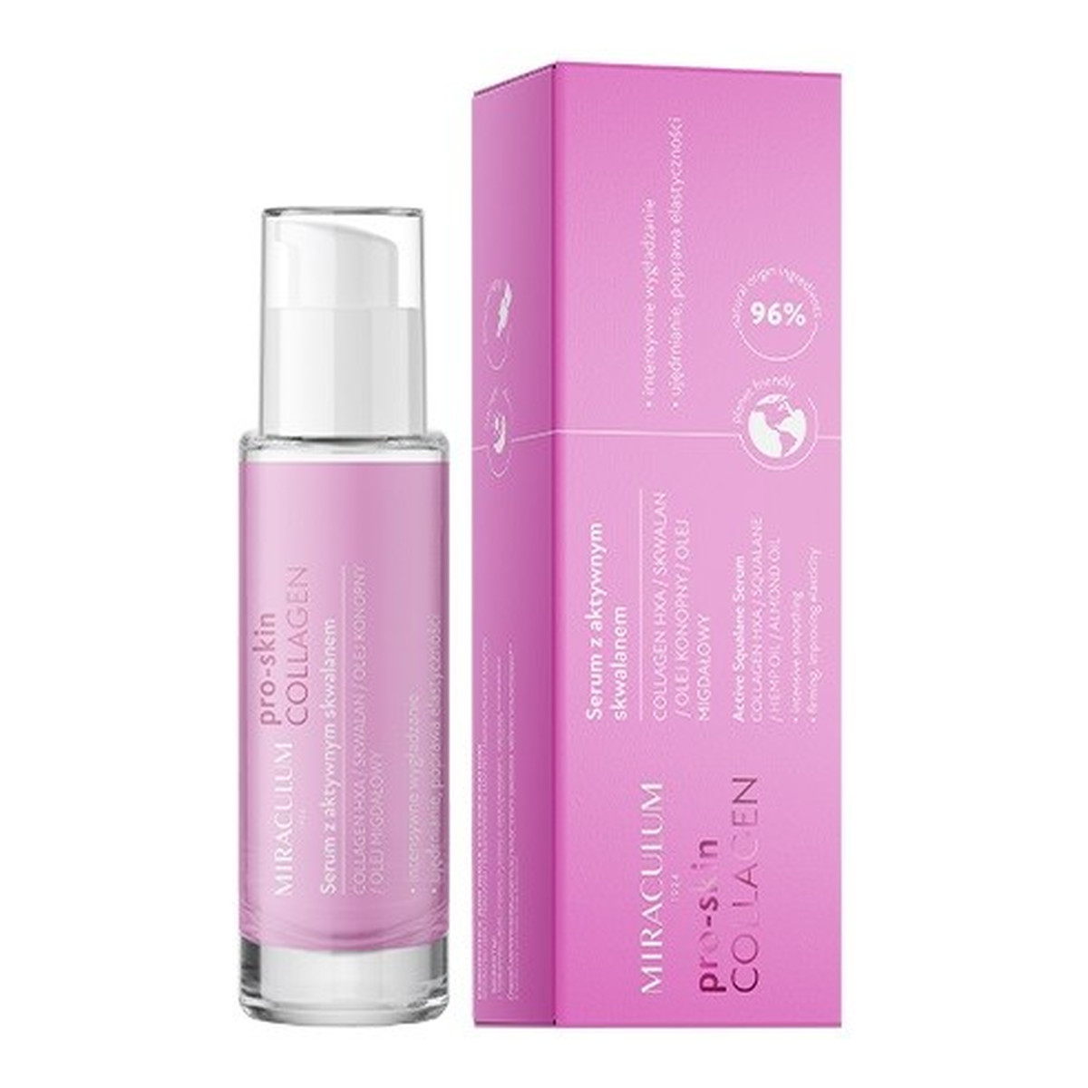 Miraculum Collagen Pro-Skin Serum do twarzy z aktywnym skwalanem 30ml