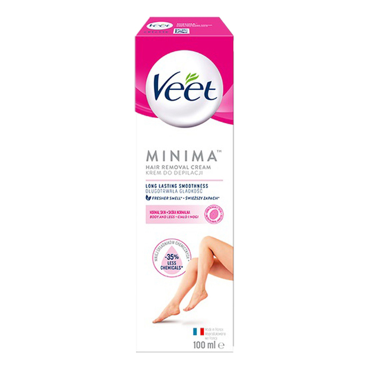 Veet Krem Do Depilacji Dla Kobiet Mleko Lotus & Jaśmin Do Skóry Normalnej 100ml