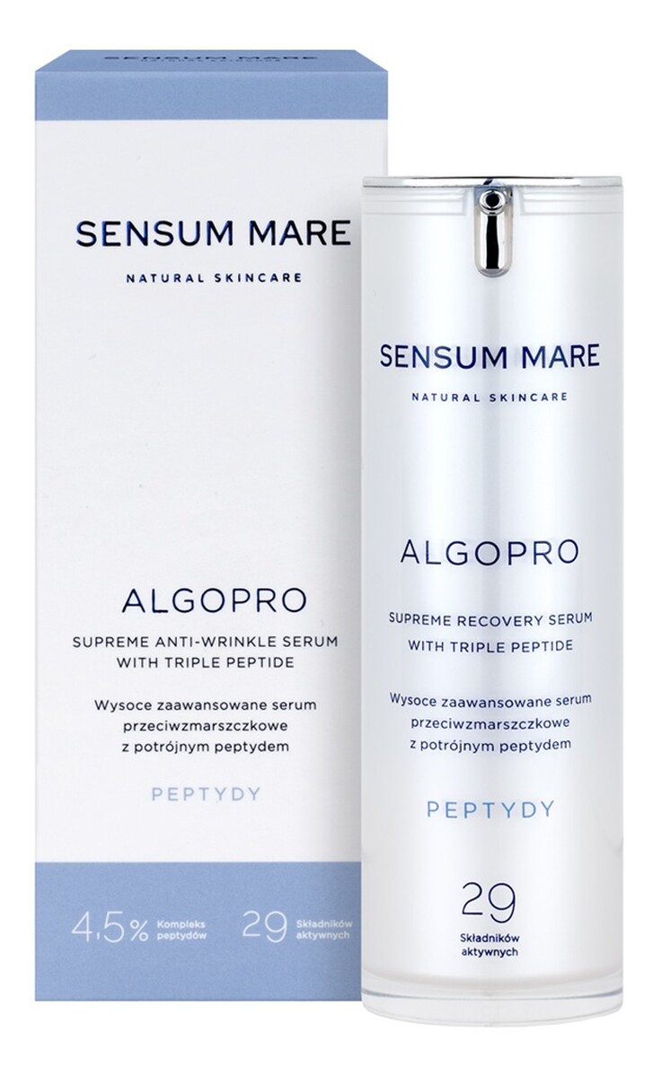 wysoce zaawansowane serum przeciwzmarszczkowe z potrójnym peptydem