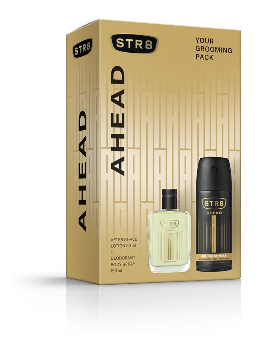 Zestaw prezentowy ahead (woda po goleniu 50ml+deo spray 150ml)
