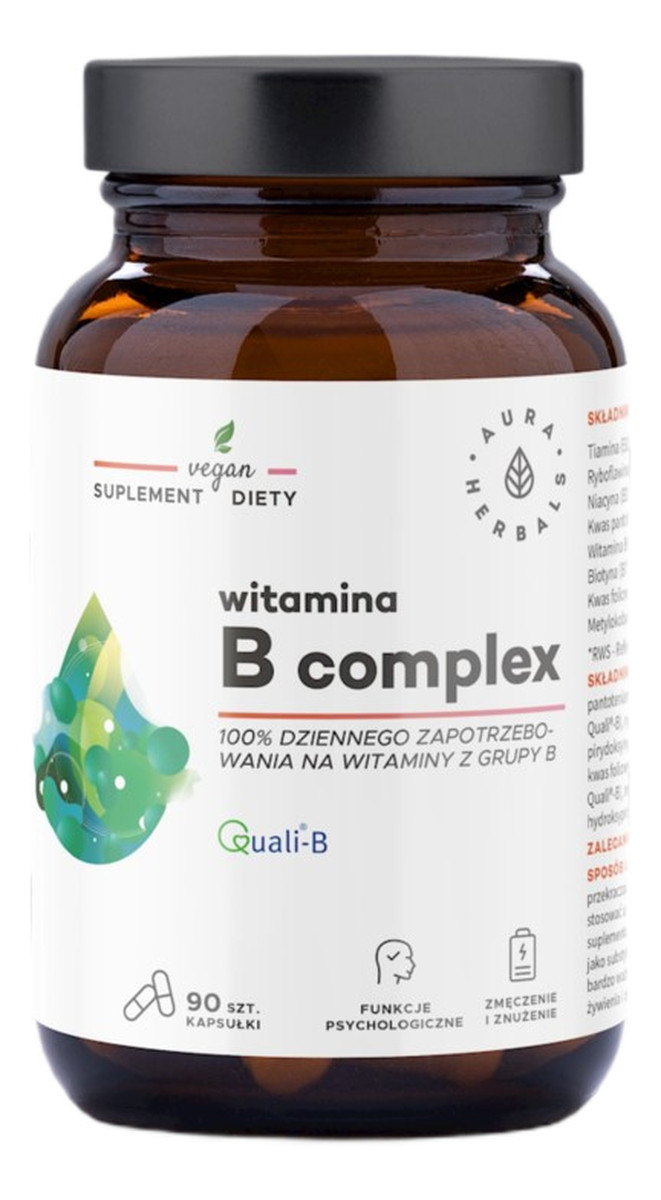 Witamina b complex suplement diety 90 kapsułek