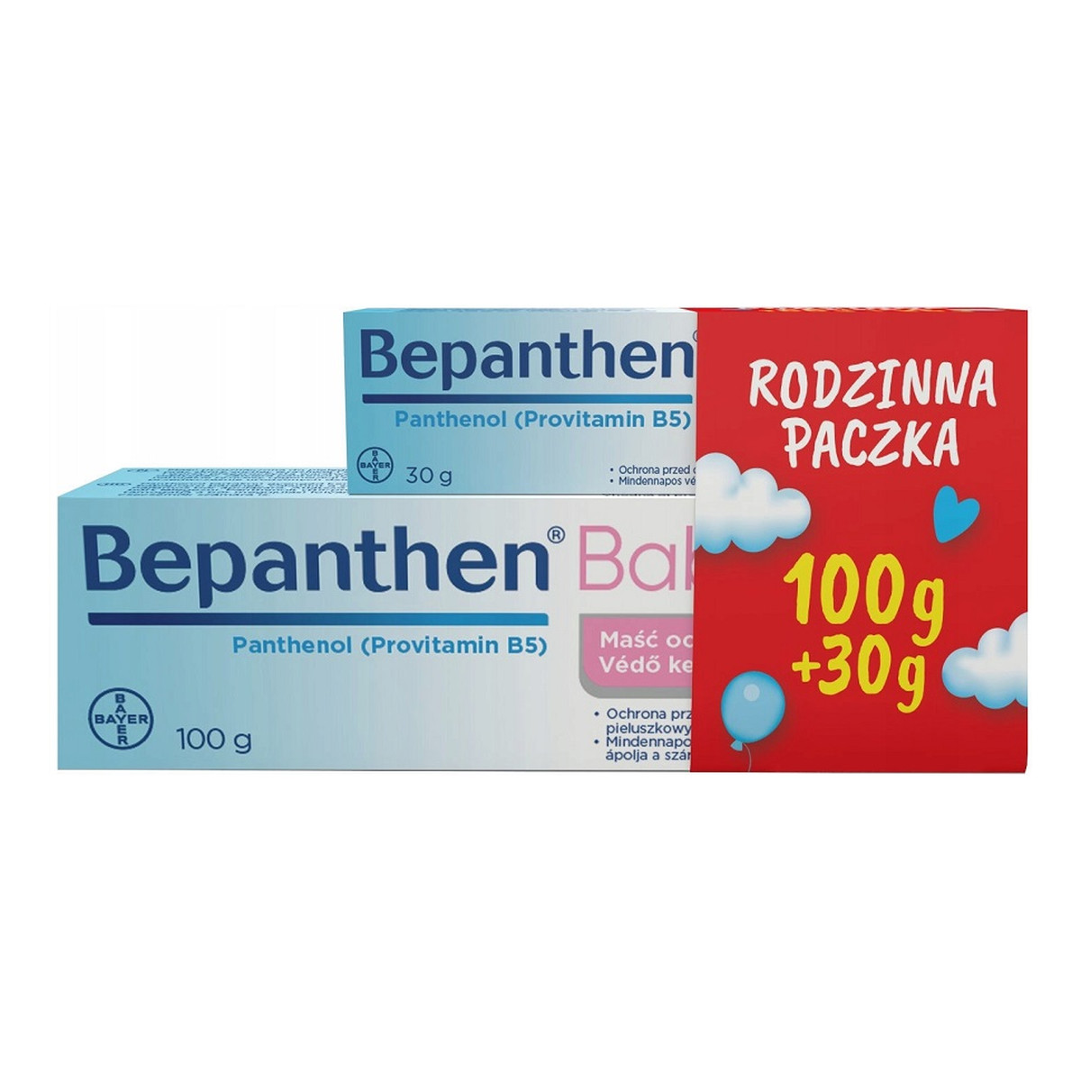 Bepanthen Baby maść ochronna 100g + 30g