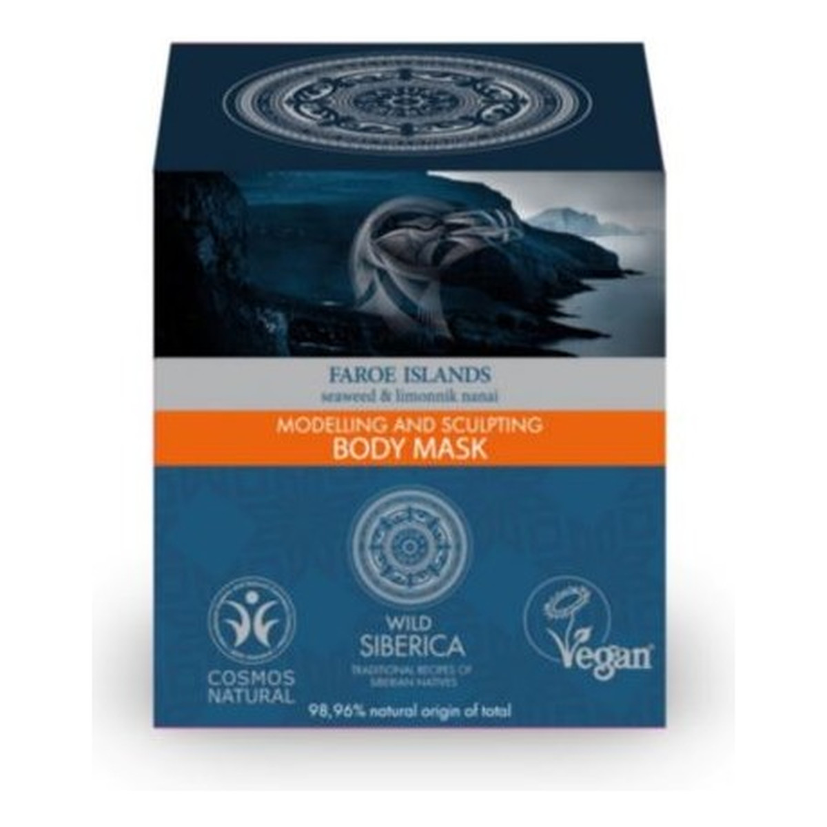 Natura Siberica Wild Siberica Faroe Islands Algi z Wysp Owczych&Cytryniec Chiński Modelująca Maska Do Ciała 370ml