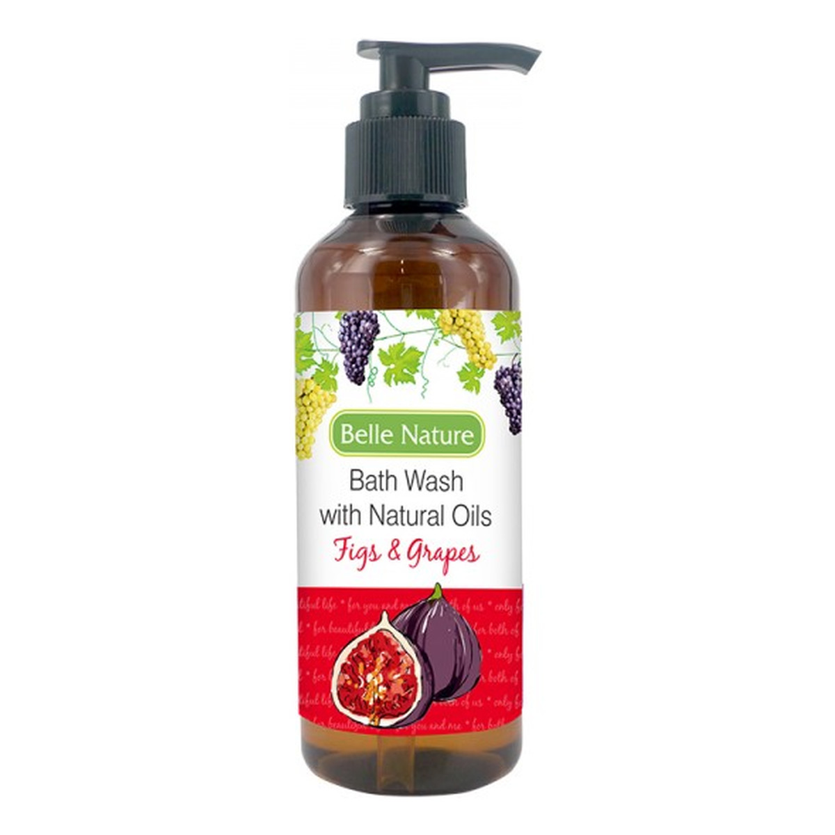 Belle Nature ŻEL POD PRYSZNIC FIGA I WINOGRONO 200ml