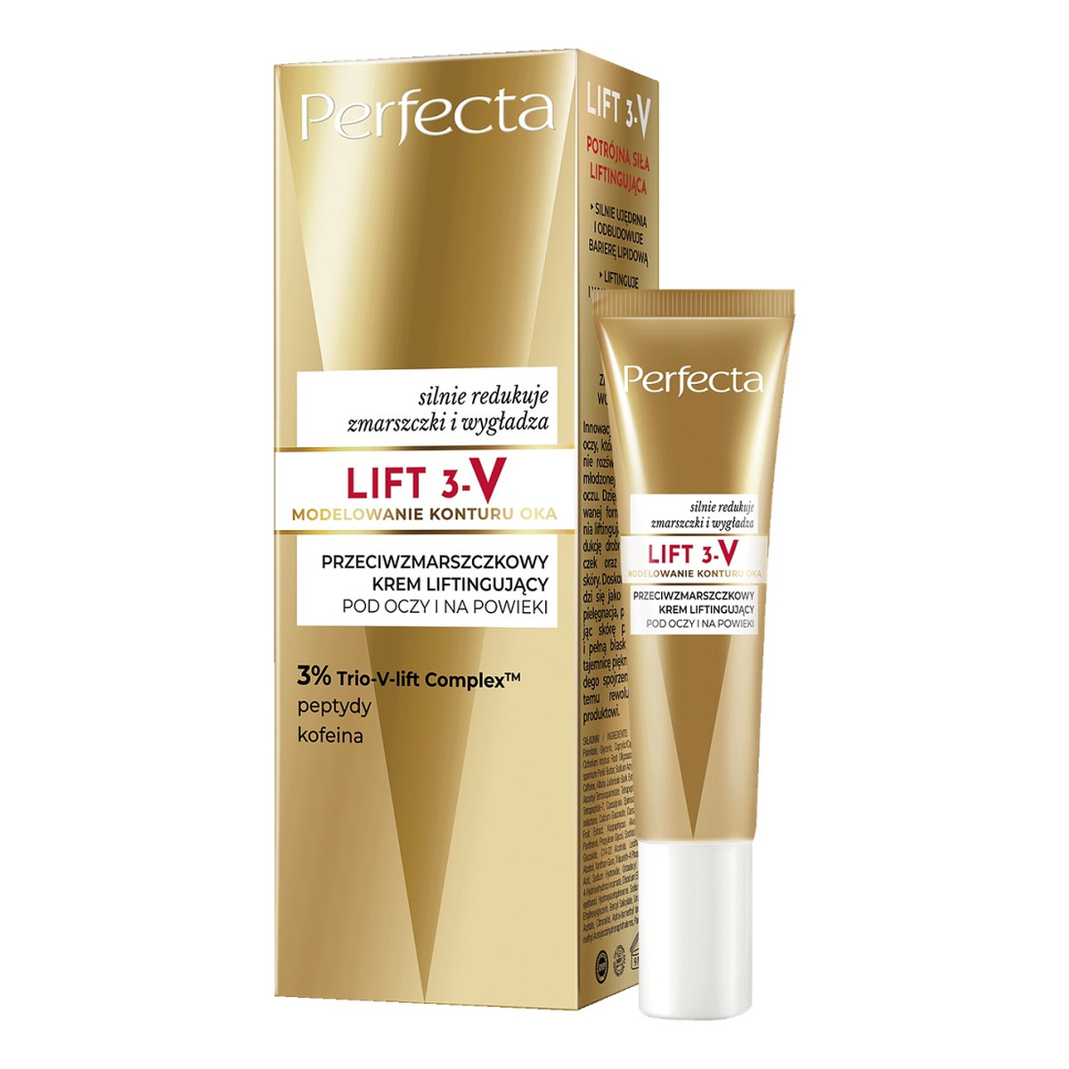 Perfecta Lift 3-V Krem liftingujący pod oczy i na powieki przeciwzmarszczkowy 15ml