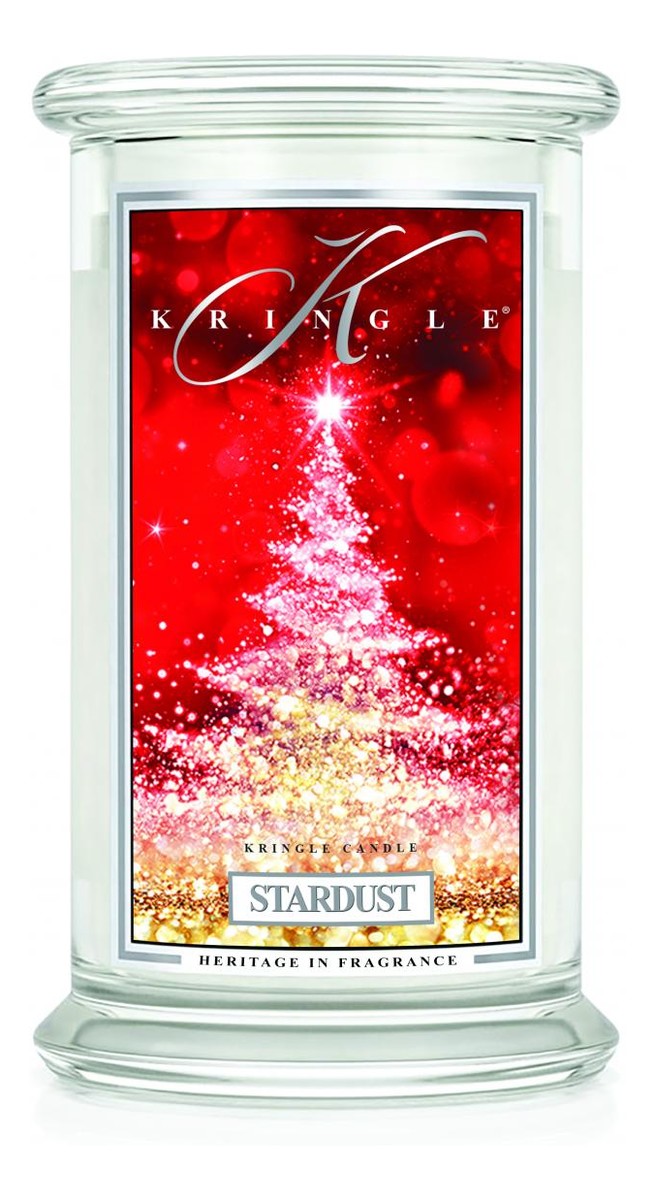 Duża świeca zapachowa z dwoma knotami stardust