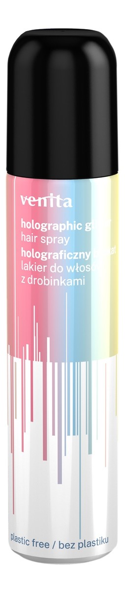 Glitter hair spray lakier do włosów z drobinkami-holograficzny