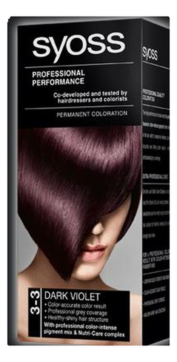 Farba Do Włosów Ciemny Fiolet 3-3
