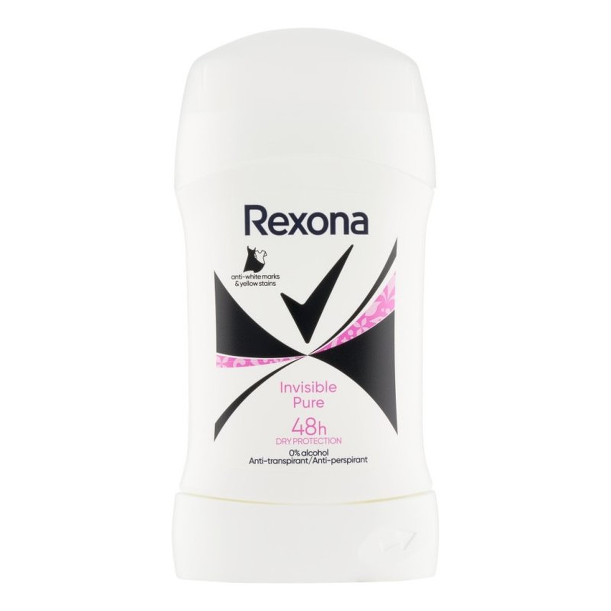 Rexona Invisible pure Antyperspirant w sztyfcie 40ml