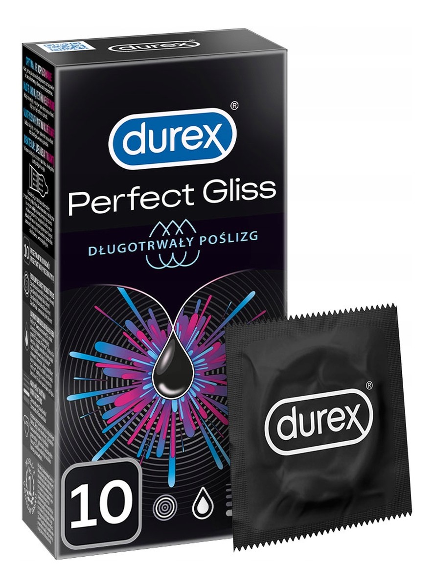 Perfect gliss długotrwały poślizg prezerwatywy 10 szt
