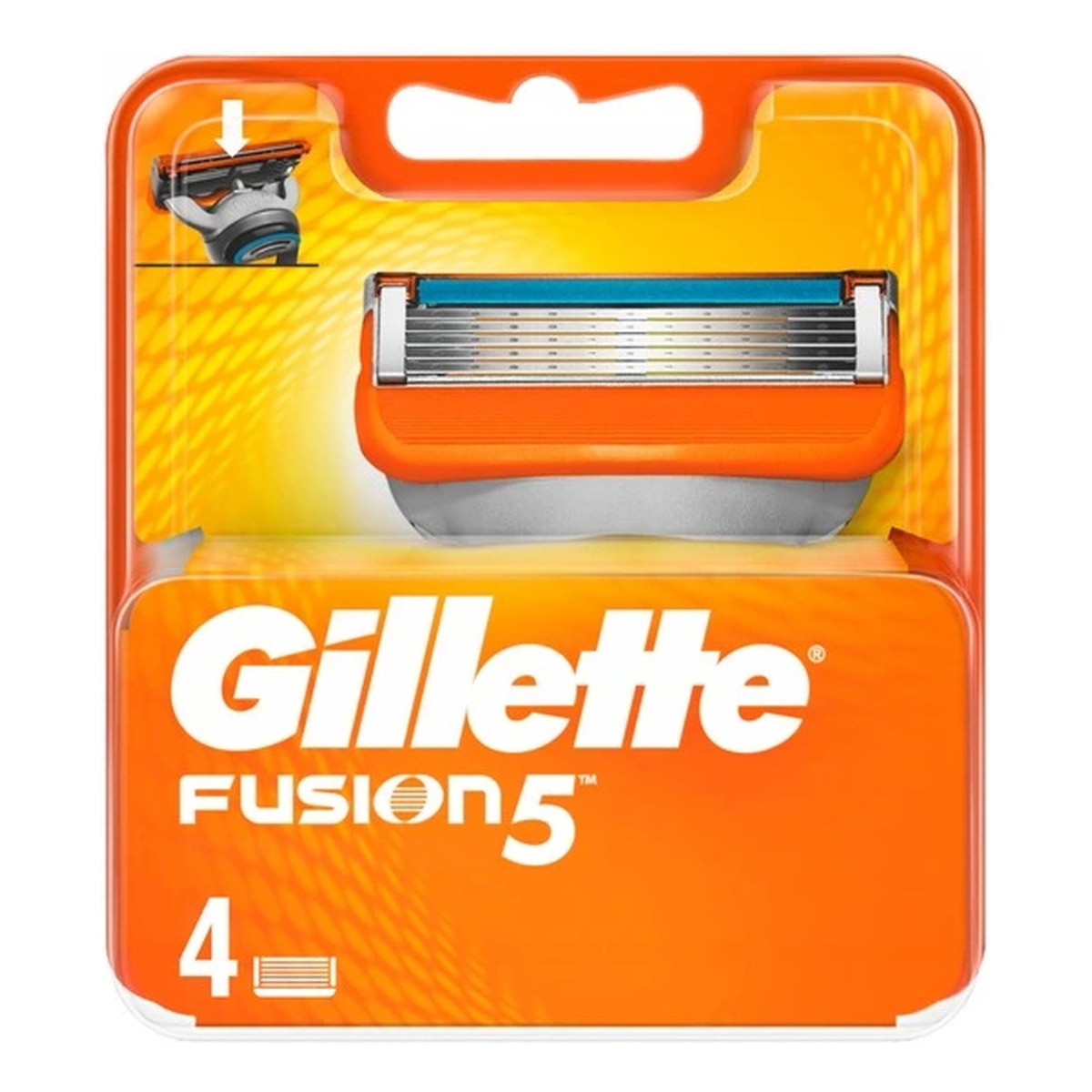 Gillette Fusion Wkłady Do Maszynki 4 szt.