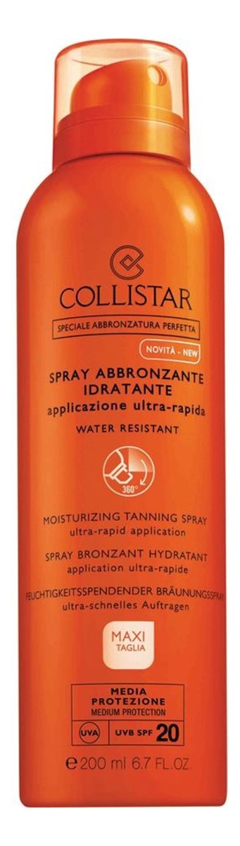 nawilżający spray do opalania spf 30