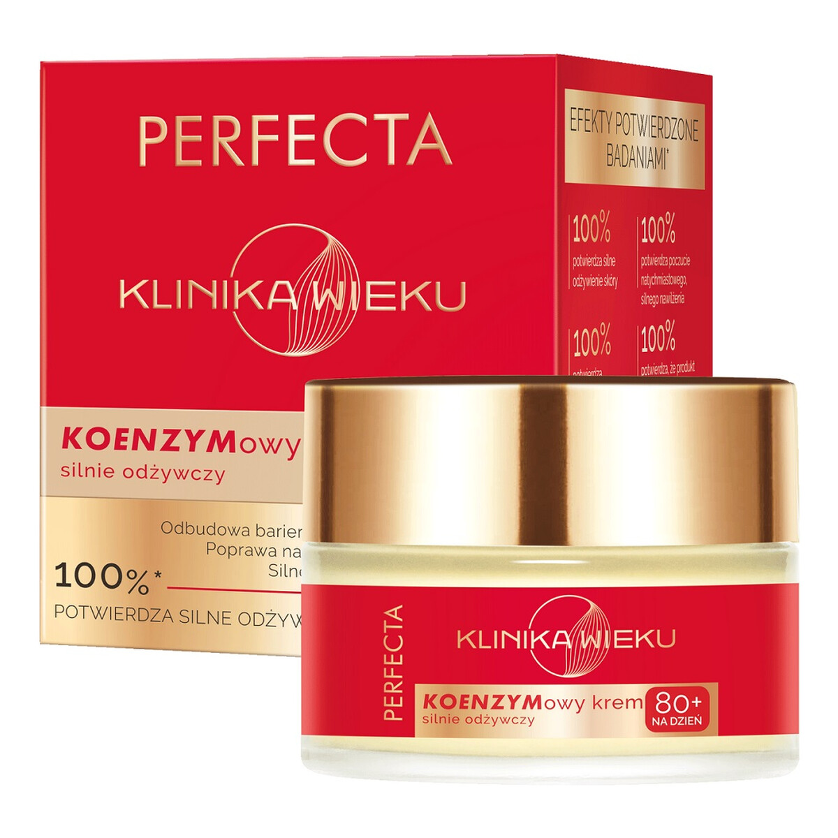 Perfecta Klinika Wieku koenzymowy Krem silnie odżywczy na dzień 80+ 50ml