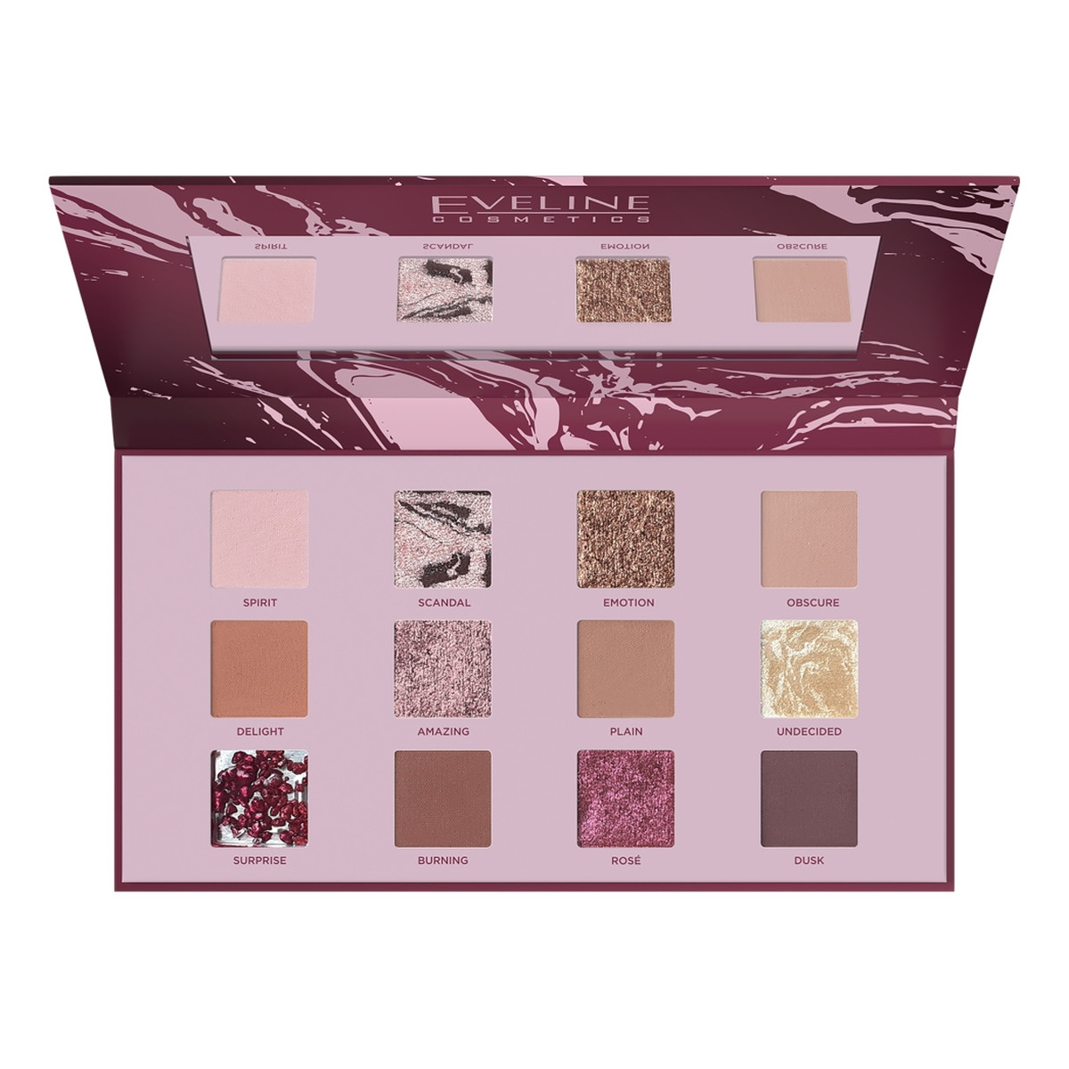 Eveline Shocking Nudes Eyeshadow Palette paleta 12 cieni do powiek 9g