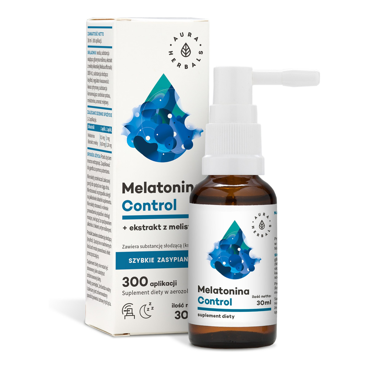 Aura Herbals Melatonina Control Melisa aerozol 30ml