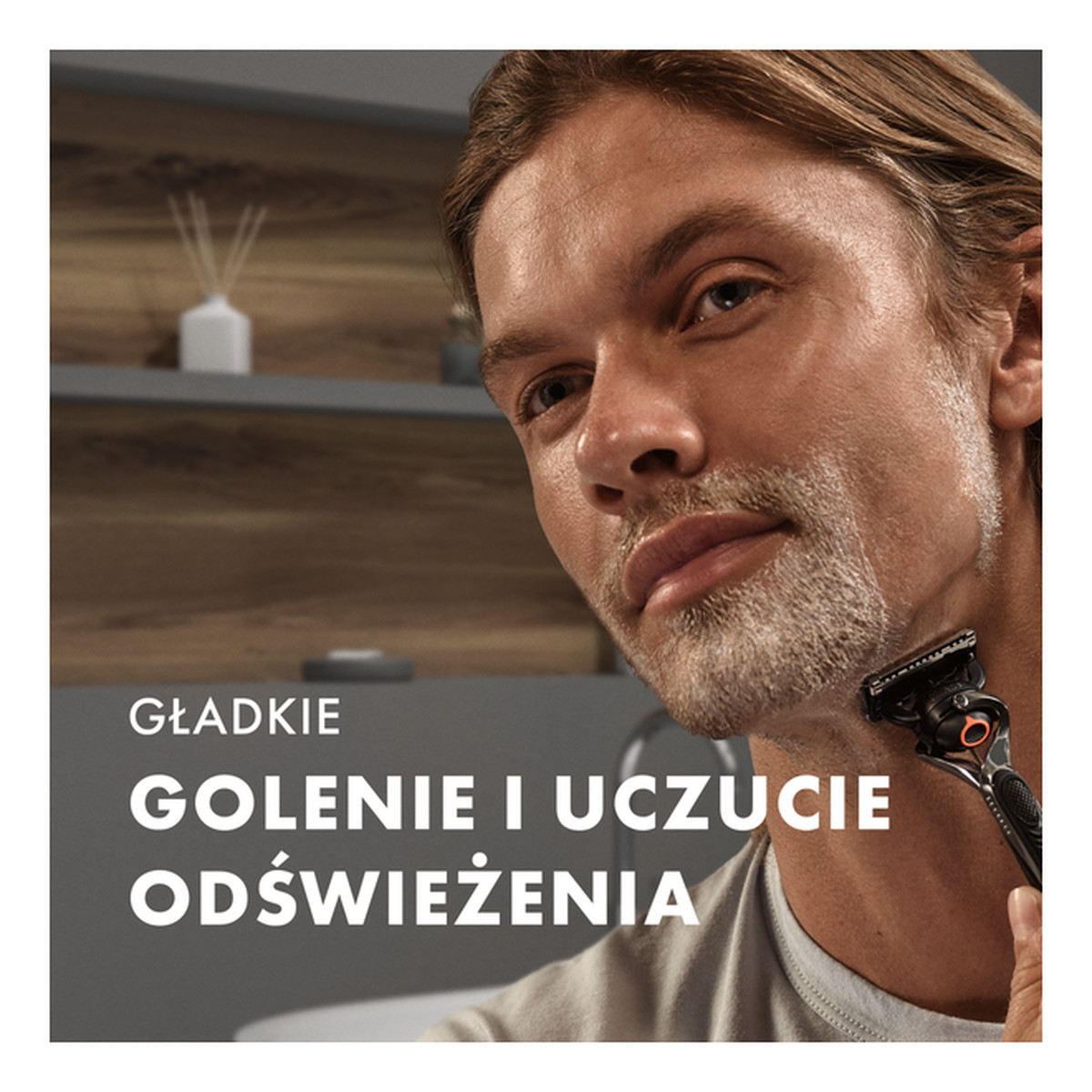 Gillette Fusion 5xAction Nawilżający Żel Do Golenia Z Masłem Kakaowym 200ml