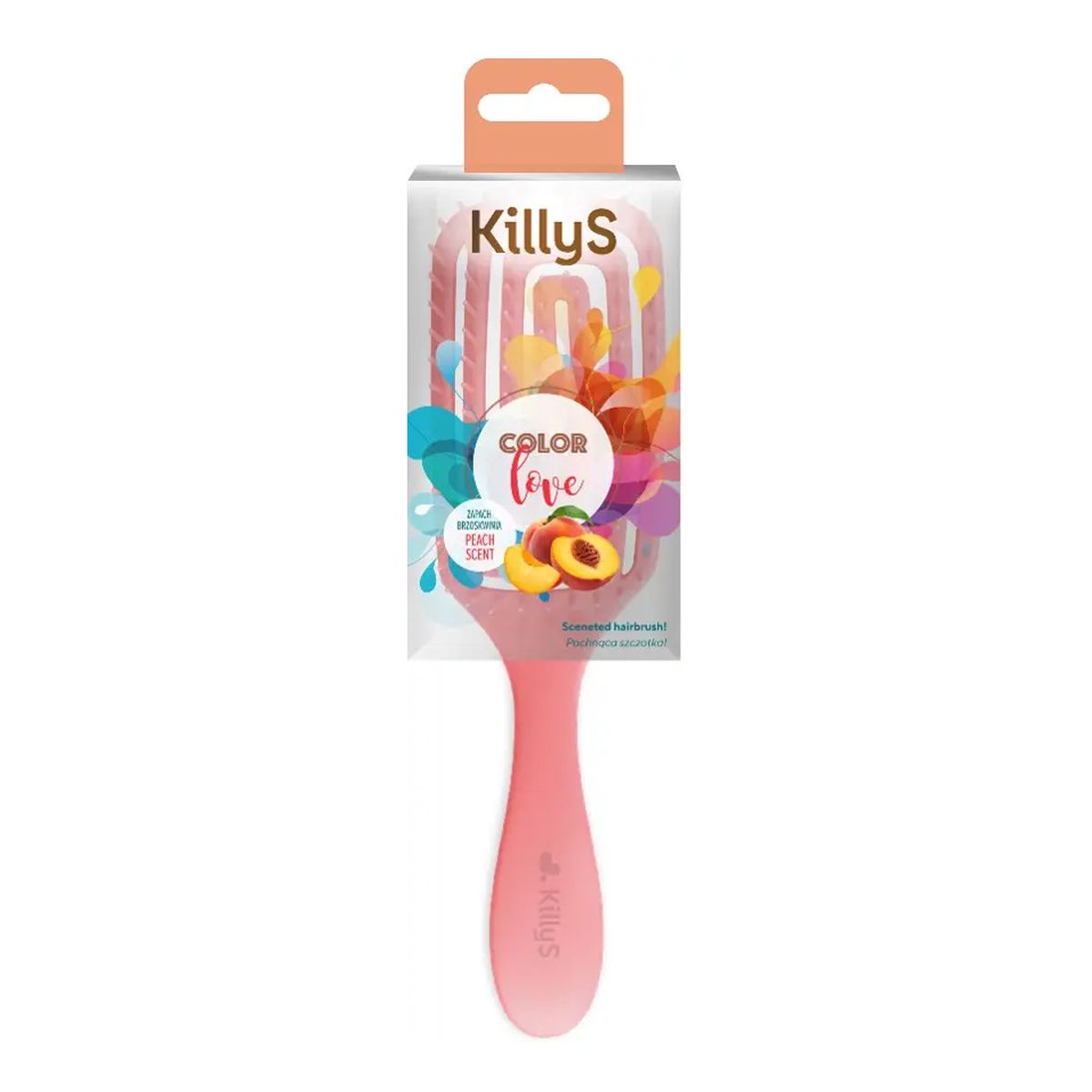 KillyS Color love pachnąca szczotka do włosów brzoskwinia