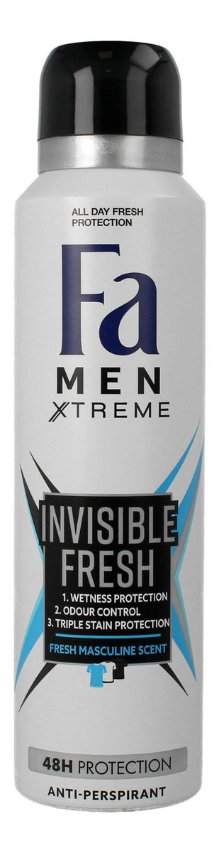 Xtreme Dezodorant spray Invisible Fresh