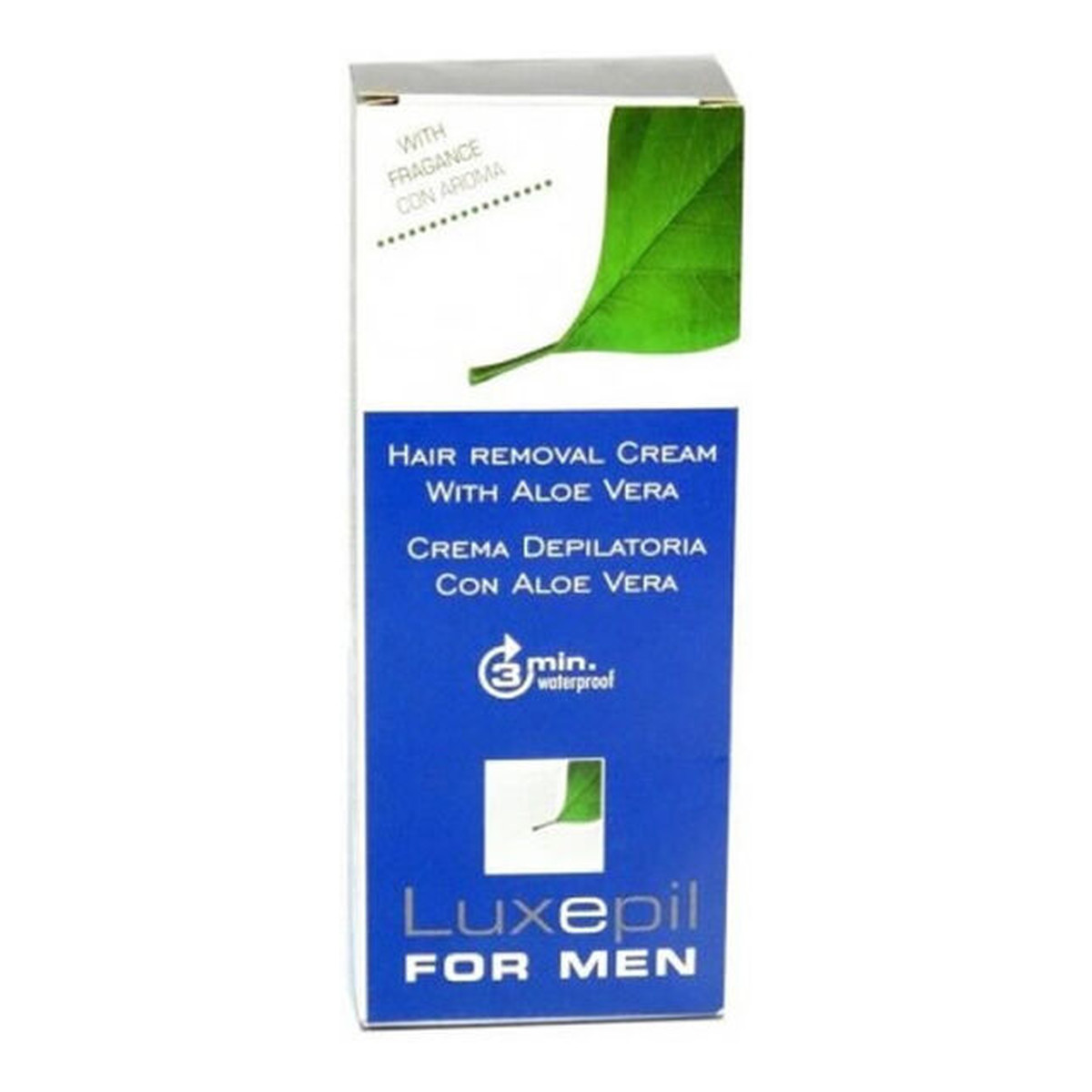 Luxepil For Men Classic Depilatory Cream Krem do depilacji dla mężczyzn ze szpatułką 150ml