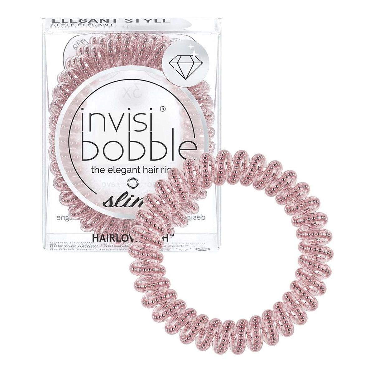 Invisibobble Slim gumki do włosów pink monocle 3szt