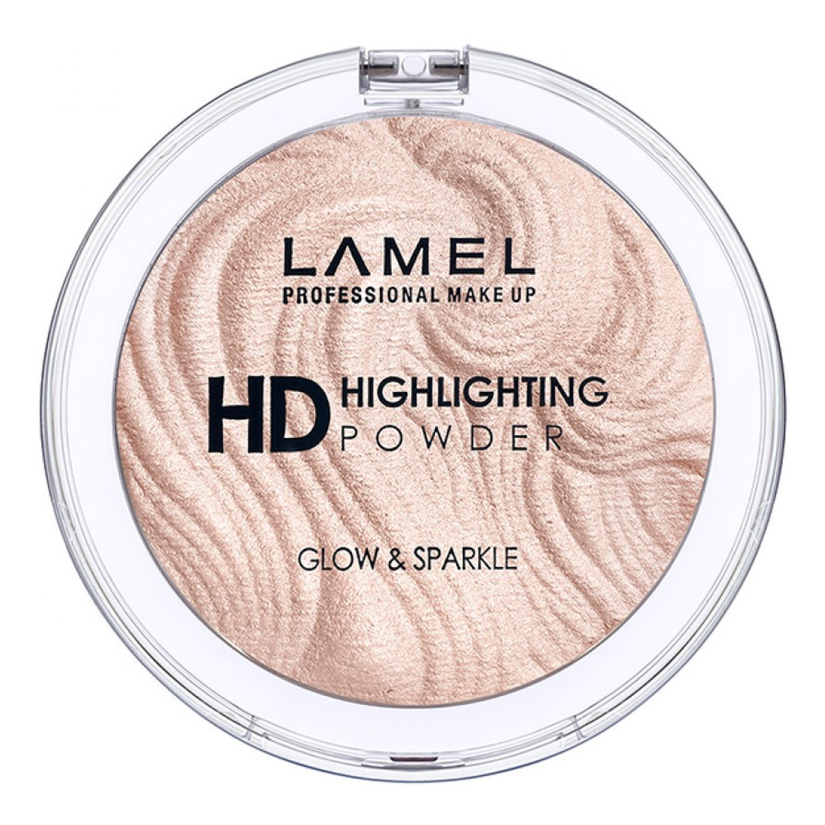Lamel Insta Puder rozświetlający do twarzy HD Highlihting Glow & Sparkle 12g
