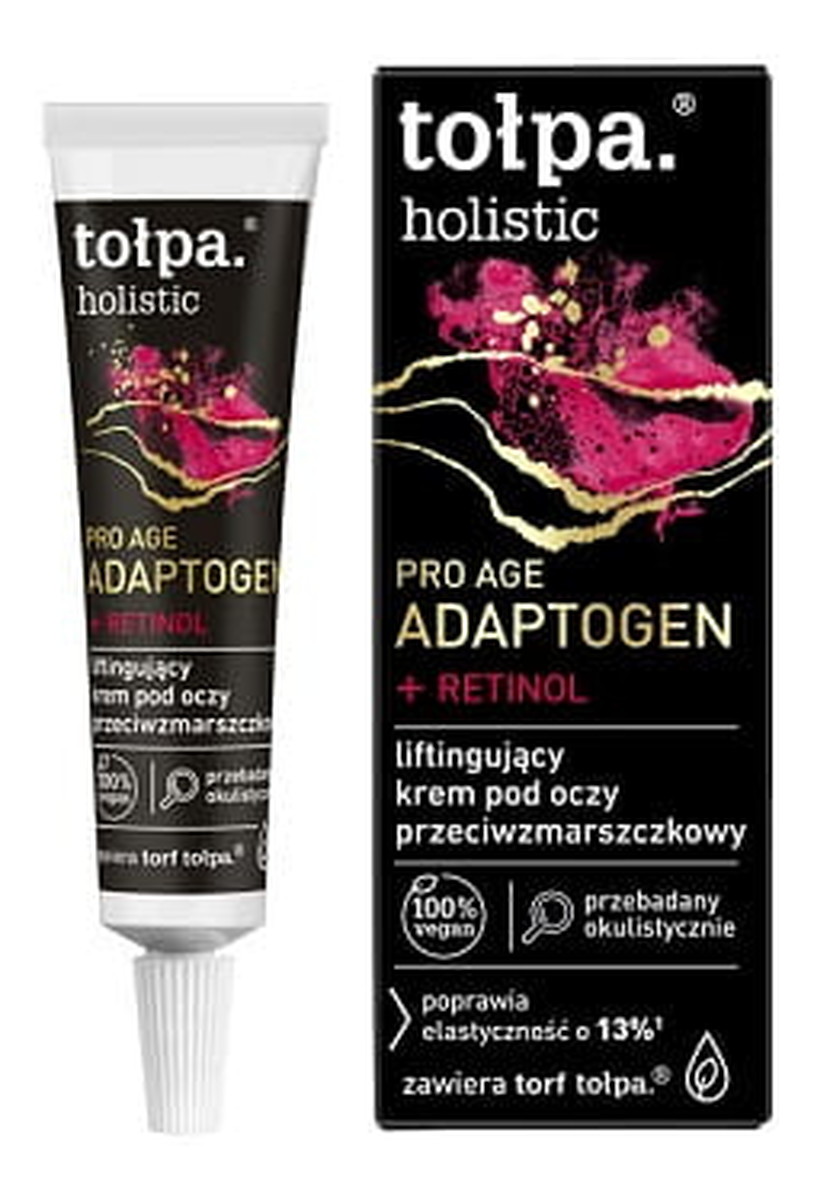 Liftingujący Krem pod oczy przeciwzmarszczkowy Pro Age Adaptogen