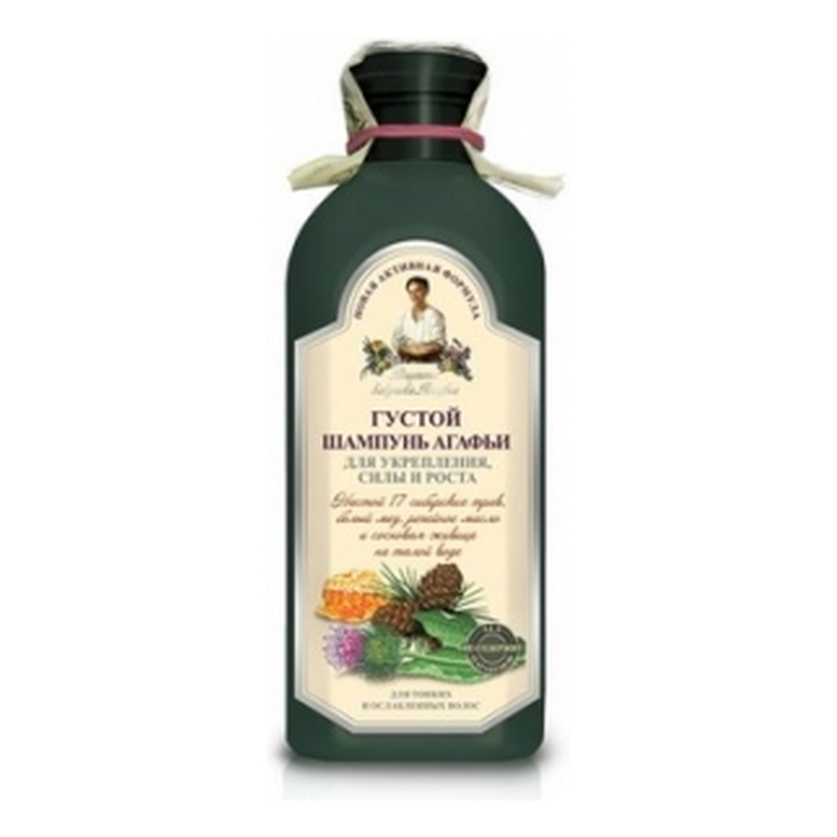 Receptury Babuszki Agafii Szampon Ziołowy Gęsty 350ml
