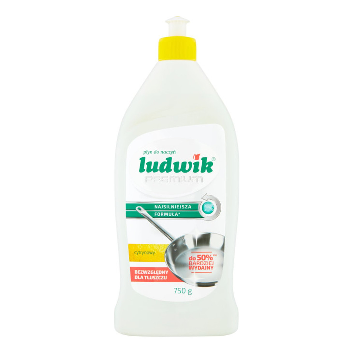 Ludwik PŁYN DO NACZYŃ PREMIUM CYTRYNOWY 750g