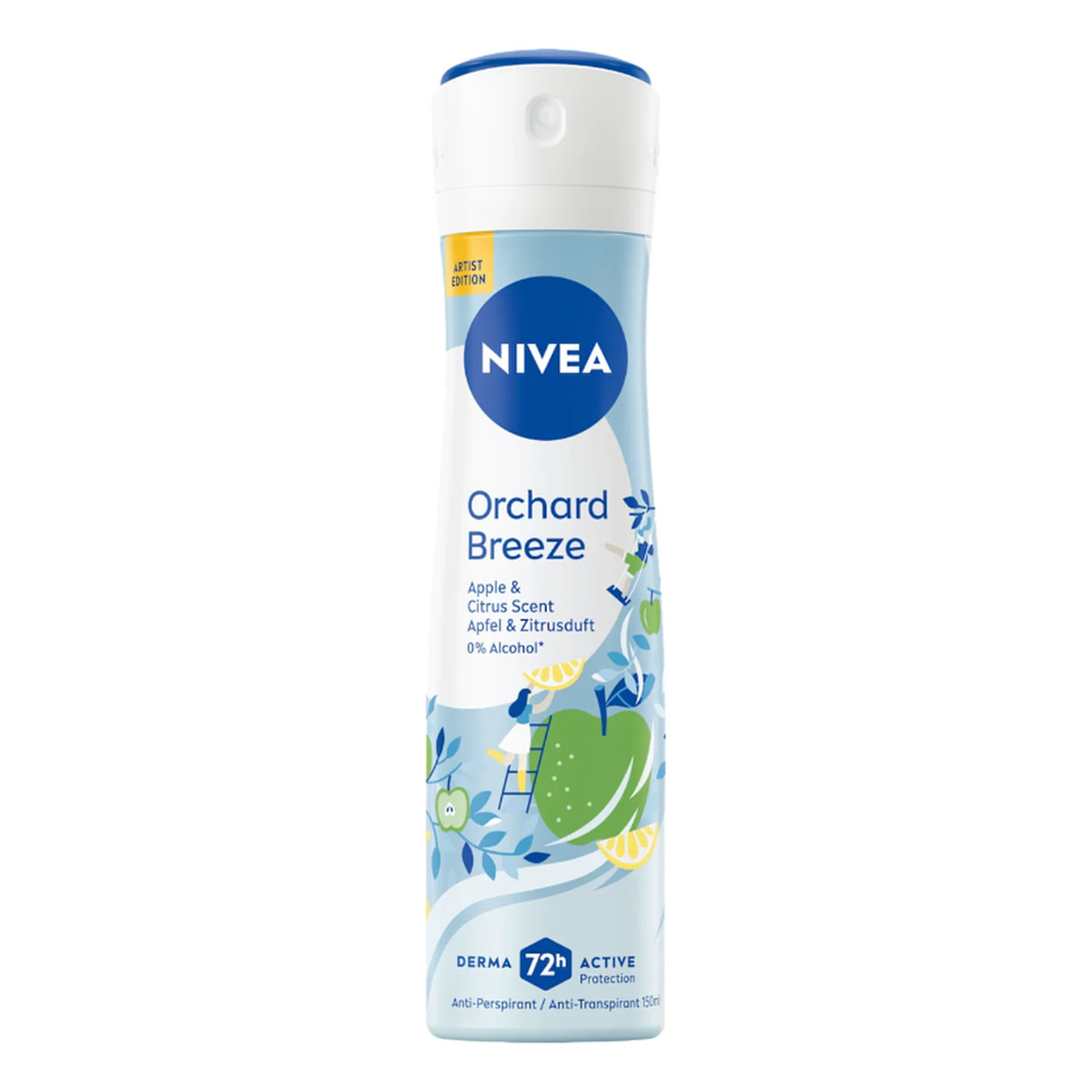 Nivea Orchard Breeze Antyperspirant 72h w sprayu dla kobiet 150ml