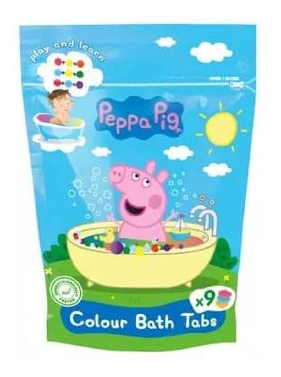 Świnka Peppa barwinki koloryzujące do kąpieli