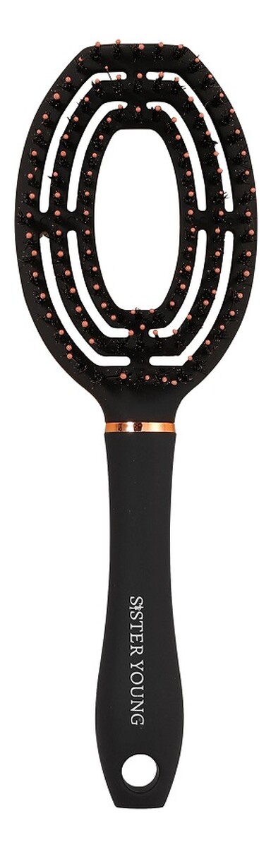 Coco hair brush szczotka do włosów z włosiem dzika black