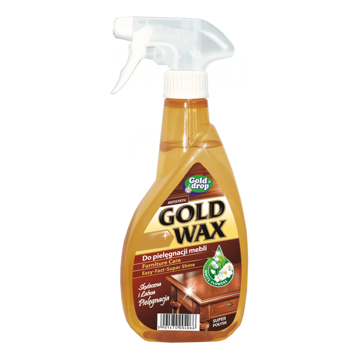 Gold Drop Gold Wax Spray do mebli Antistatic 400ml