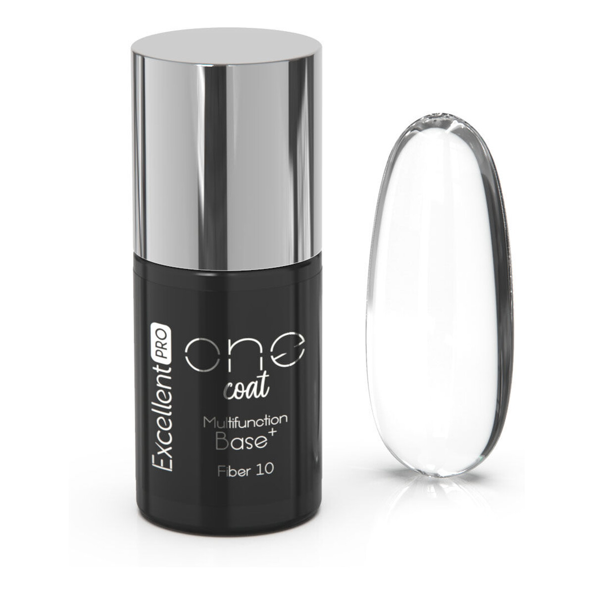 Excellent PRO One coat multifunction fiber base baza hybrydowa z włóknami cleary 7g