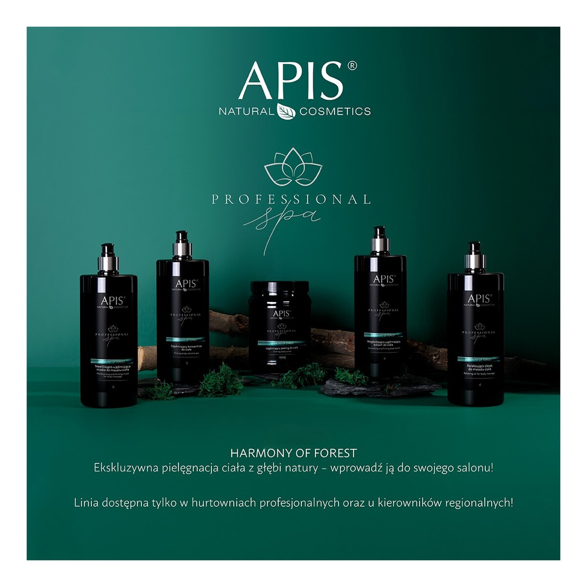 Apis Professional Spa Harmony Of Forest Ujędrniający koncentrat do ciała 1000ml