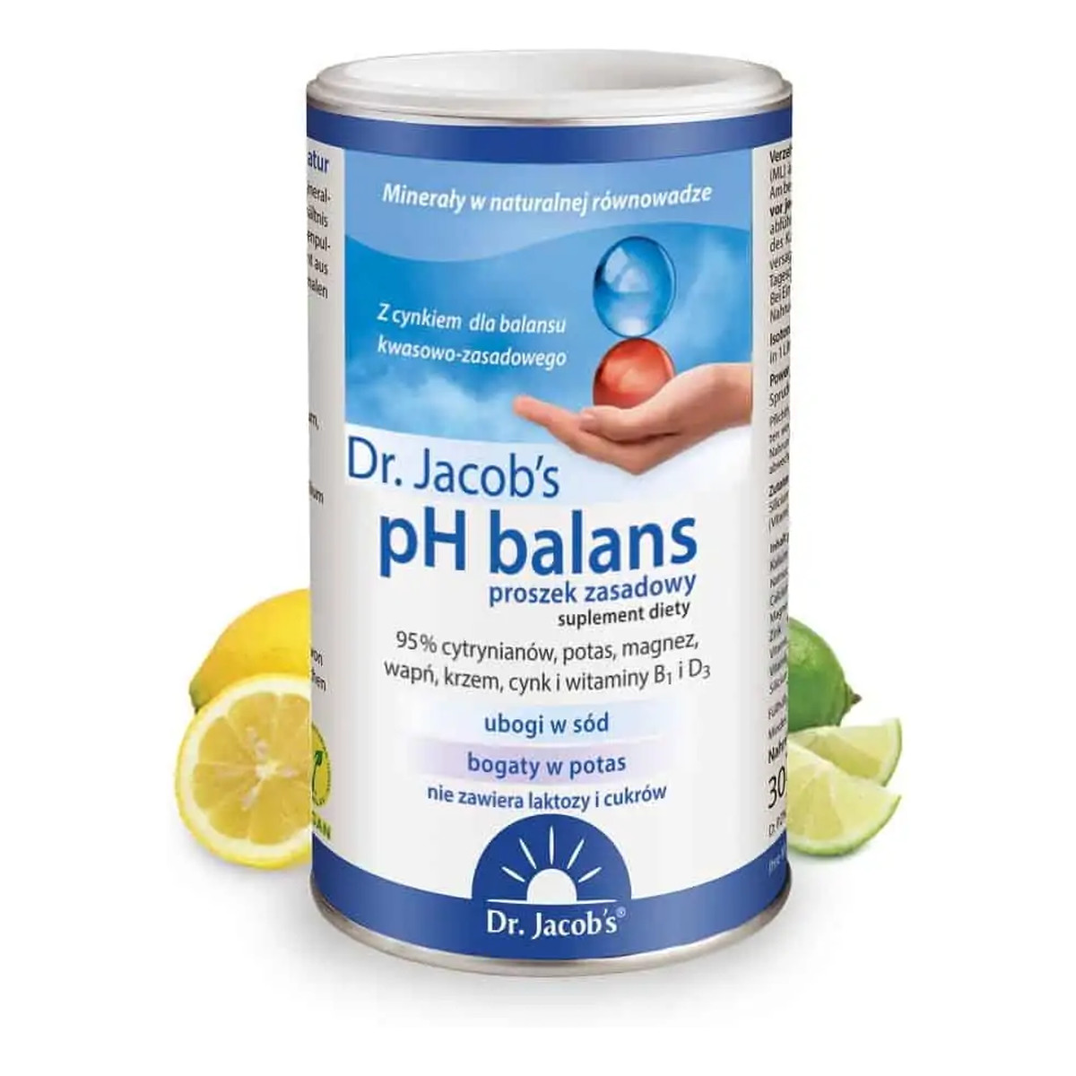 Dr Jacobs Ph Balans Proszek Zasadowy suplement diety 300g