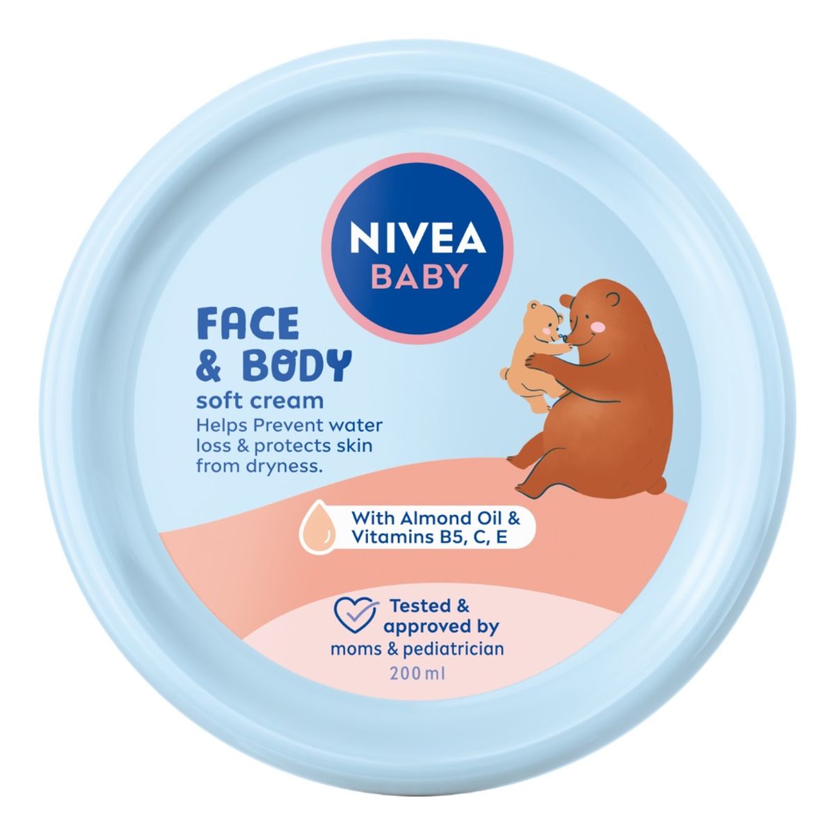 Nivea Baby Krem pielęgnacyjny do twarzy i ciała 200ml