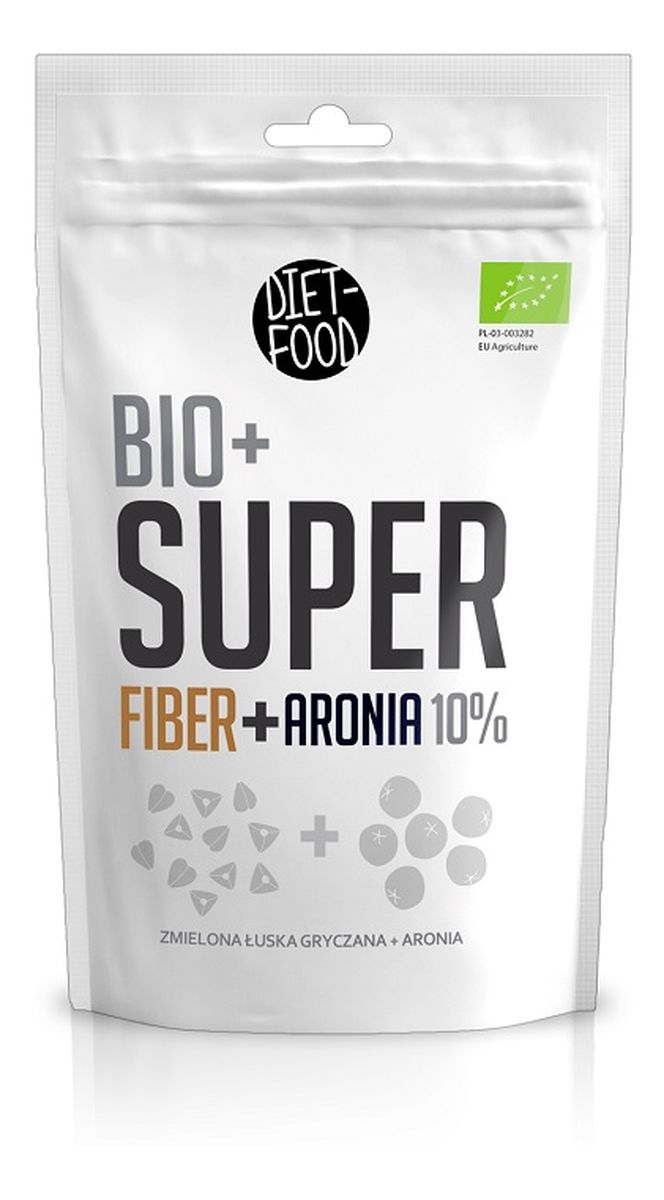 Fiber Aronia 10% Zmielona łuska gryczana z aronią