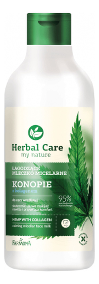 HERBAL Mleczko micelarne Konopie